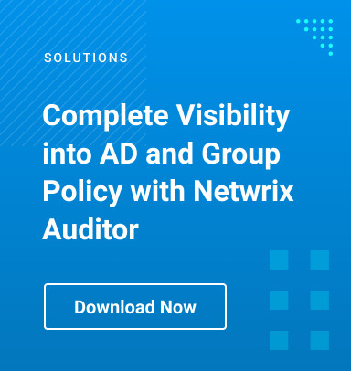 Netwrix Auditor for Active Directory